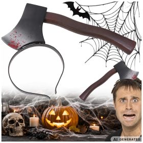 Balta halloween fejpánt balta jelmez