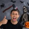 Balta halloween fejpánt balta jelmez