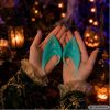 Fluoreszkáló Szilikon tünde fülek, jelmez bálra, cosplay jelmezhez