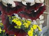 Halloween denevér dekoráció denevér 4 db-os készlet