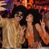 Fekete Afro Paróka, Retro Mikrofon Frizura Farsangra és Bulikra 