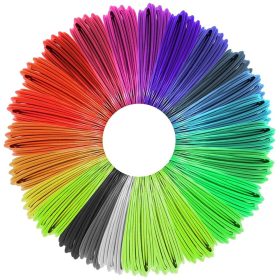   Színes PLA filament készlet 3D tollhoz – 30 db x 5m utántöltő (150m), 1.75mm