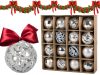 Choinka bombák choinka 6cm 16 db-os készlet bombák díszítés ünnepei ünnepei designs