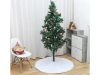 Karácsonyfa alátét fehér szőrös 90 cm kerek