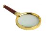 Klasszikus kezelés lupa 80mm arany üveg elegáns