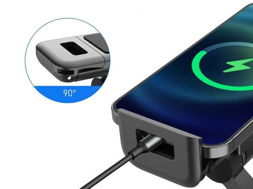 Fejtámlára rögzíthető autós tablet, telefon tartó - állítható