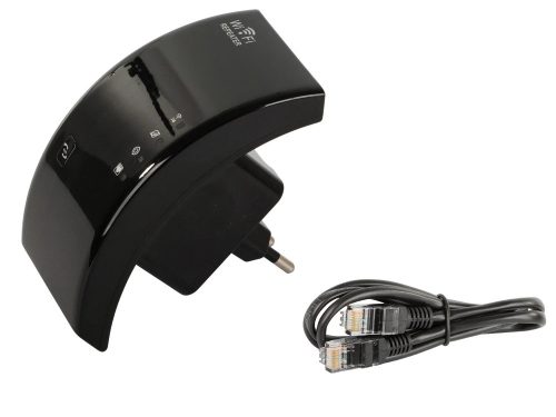 Wi-Fi jelerősítő és repeater 300Mbps 2.4G access point hálózati porttal