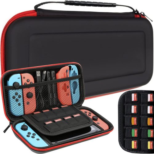 Tok nintendo switch konzolhoz tágas védő tok megerősített