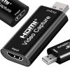 HDMI Videorögzítő Adapter Élő Streameléshez - USB Video Capture Kártya 4K / 1080p