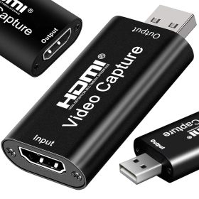   HDMI Videorögzítő Adapter Élő Streameléshez - USB Video Capture Kártya 4K / 1080p