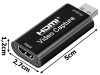 HDMI Videorögzítő Adapter Élő Streameléshez - USB Video Capture Kártya 4K / 1080p