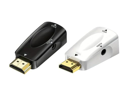 HDMI-VGA konverter hangkimenettel – Laptop összekötése monitorral, projektorral