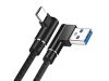 Usb-c c típusú c szövegtöltő qc kábel telefonhoz 1m