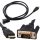 HDMI - VGA átalakító kábel 1.3m Full HD, 1080p, fekete