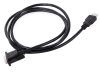 HDMI - VGA átalakító kábel 1.3m Full HD, 1080p, fekete