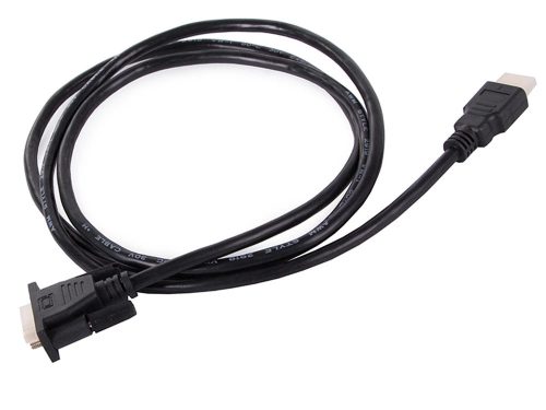 HDMI - VGA átalakító kábel 1.3m Full HD, 1080p, fekete