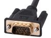 HDMI - VGA átalakító kábel 1.3m Full HD, 1080p, fekete