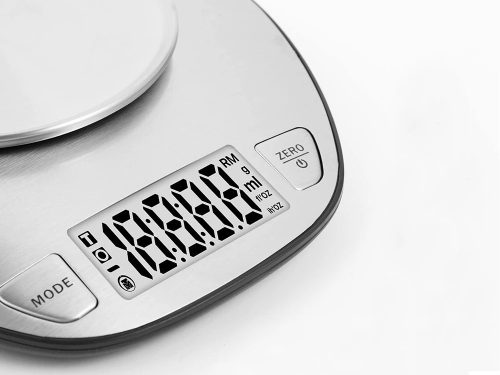 Elektronikus konyhai mérleg mérő tállal - 5kg/1g