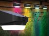 Napkollektoros kerti led fény rgb lépcsőre, teraszra, kerítésre, szürkület érzékelővel