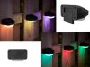 Napkollektoros kerti led fény rgb lépcsőre, teraszra, kerítésre, szürkület érzékelővel