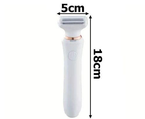 Női borotva epilátor test trimmer usb nedves száraz aku