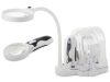 Desk desk loupe 2in1 cserélhető lencsék 6 led-ek