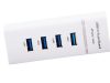 Hub usb 3.0 elosztó 4 portos adapter, fehér 