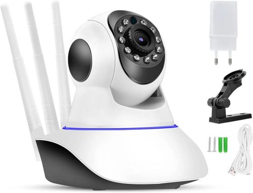 Vezeték Nélküli Okos Babafigyelő és Kisállat Kamera - Mobilról Vezérelhető WiFi IP Kamera