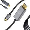 Displayport usb typ-c 1.4 video audio usb-c 8k 4k 2k kábel 1.8m