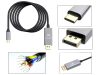 Displayport usb typ-c 1.4 video audio usb-c 8k 4k 2k kábel 1.8m