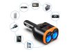 12-24v-os aljzatelosztó 2xusb-a 1xusb-c qc 3.0 80w töltő