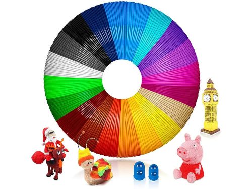 PLA filament készlet 3D tollhoz 20 különböző szín x 20 m