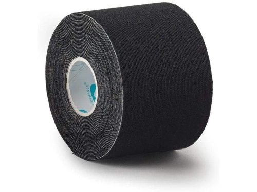 Kineziológiai taping szalag 5 cm x 5 m fekete sporttapasz
