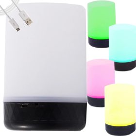   Led éjszakai fény rgb usb szín nappali hálószobába 2 üzemmód 8 színben
