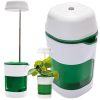 Automata öntözésű virágcserép beépített növénytermesztő lámpával, 6 led 4UV 