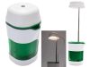 Automata öntözésű virágcserép beépített növénytermesztő lámpával, 6 led 4UV 