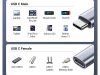 Usb-c adapter alkalmazó kábel 2m hosszú kábel