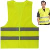 Fényvisszaverő biztonsági mellény sárga - XL