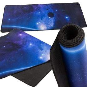   Nagy méretű rugalmas egérpad 80x30 cm, világűr mintával