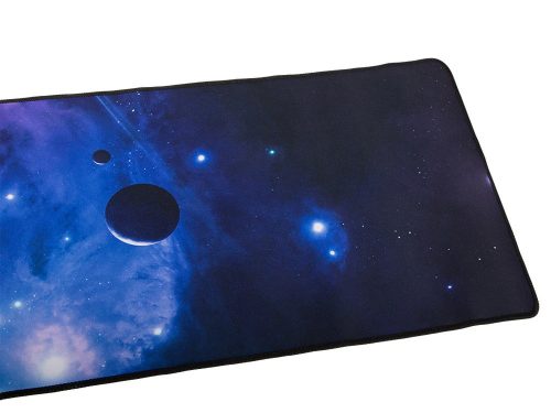Nagy méretű rugalmas egérpad 80x30 cm, világűr mintával