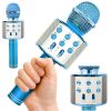 kéktooth vezeték nélküli mikrofon karaoke hangszóró hang modulátor kerek