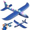 Hungarocell aerodinamikus repűlő LED világítással 47cm, kék