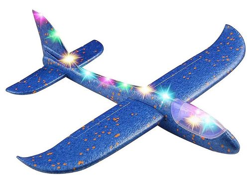 Hungarocell aerodinamikus repűlő LED világítással 47cm, kék