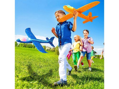 Kék hungarocell vitorlázó repülő játék – 47 cm, Kék