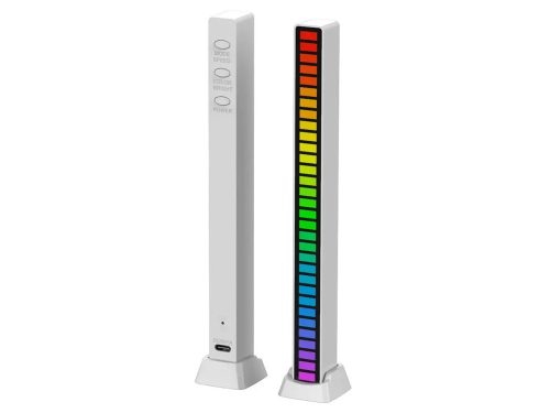 Újratölthető Ritmusra világító LED RGB Lámpa rúd, 18 fény móddal