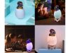 Dinoszaurusz éjszakai fény triceratops tojás rgb led világító tojás gyerekeknek