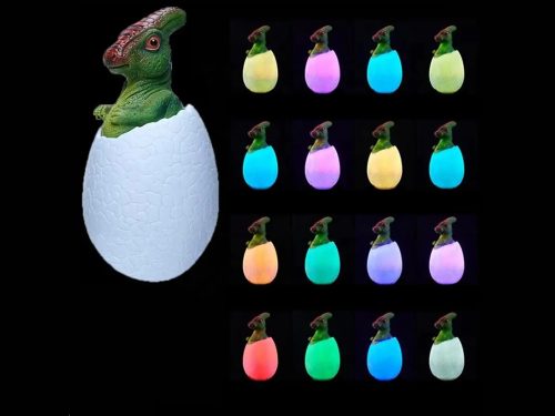 Éjszakai fény dinoszaurusz dinó tojás rgb led tojás fény gyerekeknek