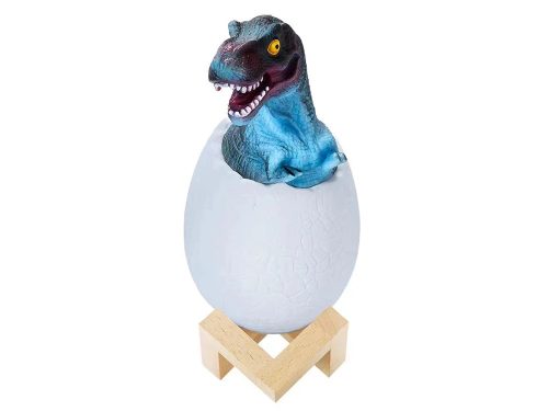 Dinoszaurusz éjszakai fény tyrannosaurus rex tojás rgb led tojás fény gyerekeknek