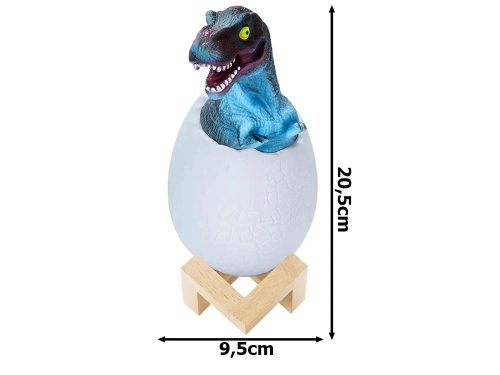 Dinoszaurusz éjszakai fény tyrannosaurus rex tojás rgb led tojás fény gyerekeknek