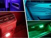 6 led lámpa rgb autós belső világítás vezeték nélküli kiegészítés